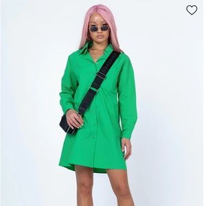 EMERSYN MINI DRESS GREEN